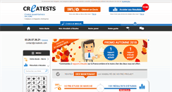 Desktop Screenshot of creatests.com